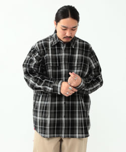 BEAMS JAPAN / 男裝 寬鬆 格紋 工作襯衫