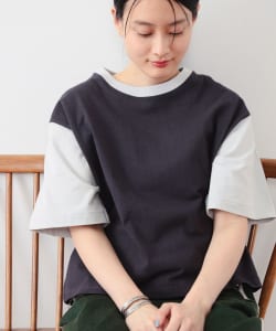 SCREEN STARS × BEAMS BOY / 別注 女裝 雙色 拼接 T恤