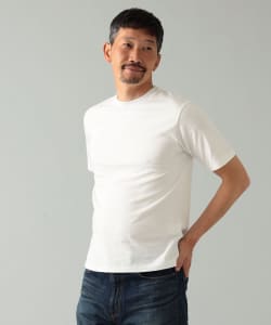 BEAMS F / 男裝 純棉 圓領 短袖 T恤