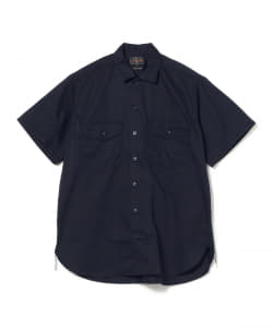 BEAMS PLUS / 男裝 斜紋 工作 短袖 襯衫