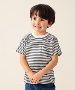 BEAMS mini / 童裝 熊熊 刺繡 短袖 T恤 24SS（90～150cm）