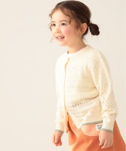 BEAMS mini / 童裝 透膚 編織 開襟衫 24SS（90～150cm）