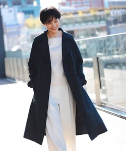Demi-Luxe BEAMS / 女裝 腰帶 戰壕 大衣