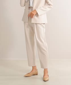 Demi-Luxe BEAMS / 女裝 單打褶 錐形 長褲