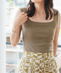 B:MING by BEAMS / カップ付き スクエア タンクトップ