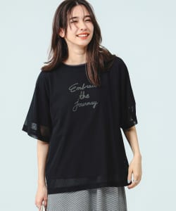 B:MING by BEAMS / 女裝 寬版 薄紗 T恤