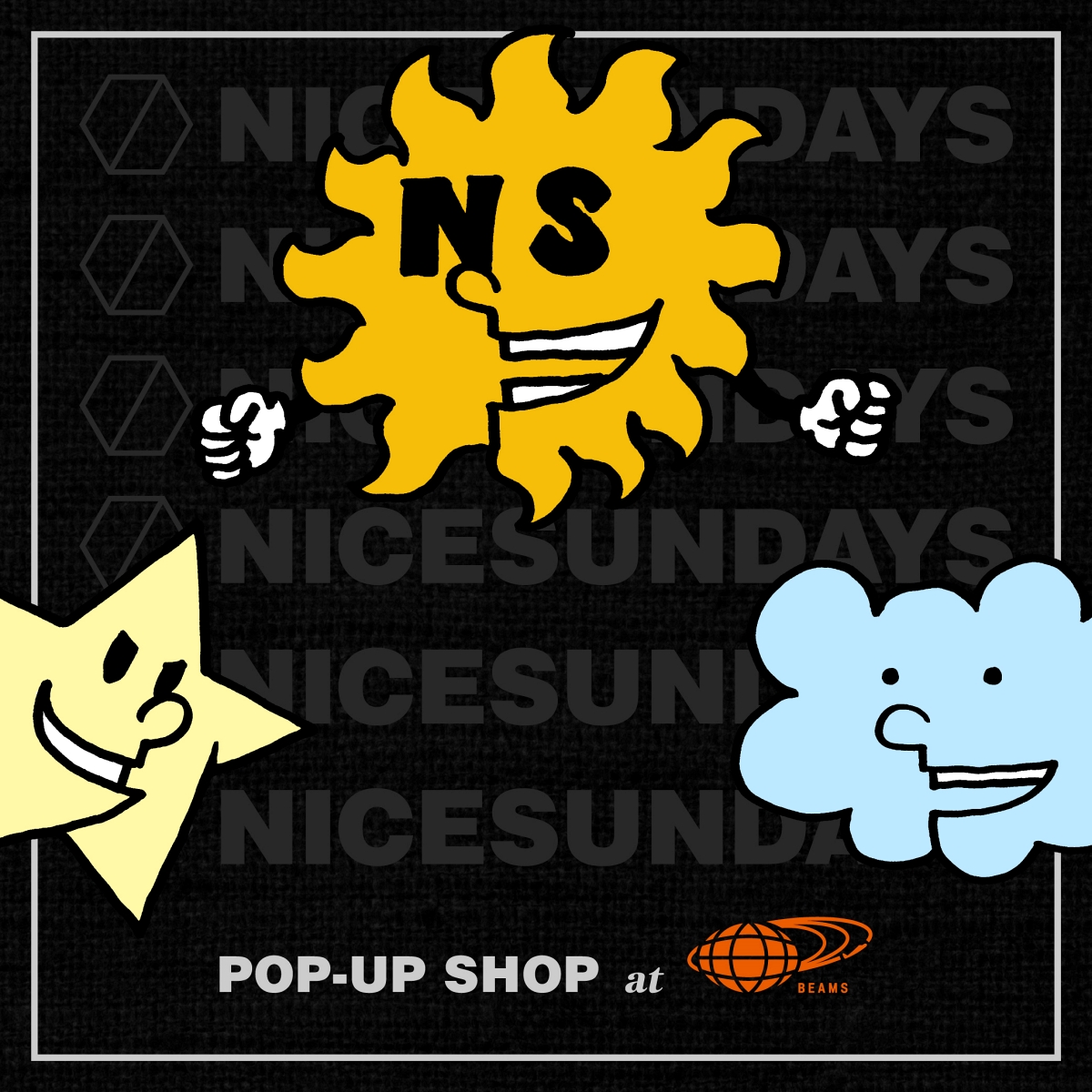 美好星期日！『NICESUNDAYS』於BEAMS台北店打造出限定 POP-UP SHOP