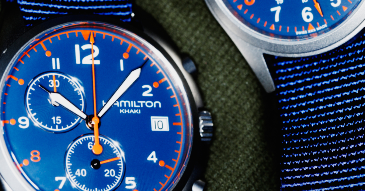 HAMILTON / Khaki Pilot Pioneer Chrono&Khaki Field