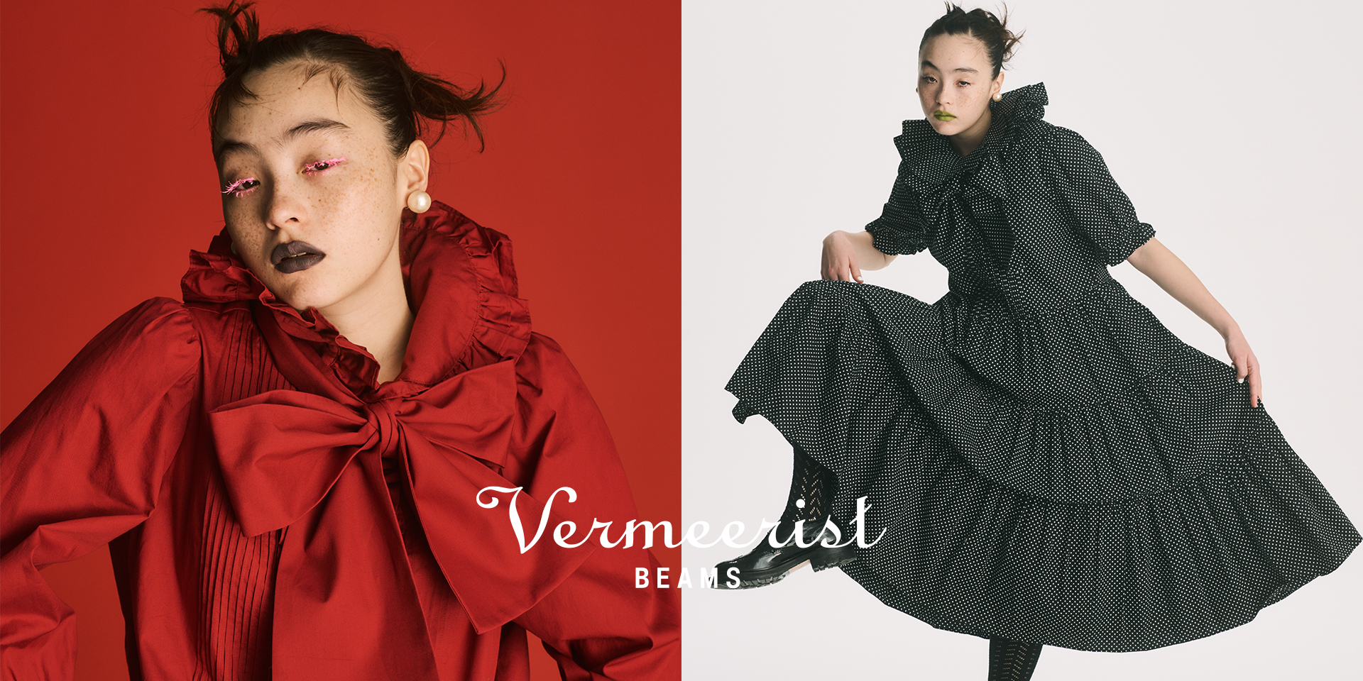 SALE新品Vermeerist BEAMS 丸襟ブラウス シャツ/ブラウス(長袖/七分)
