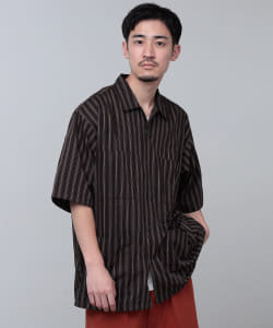 BEAMS / 男裝 直紋 古巴領 襯衫