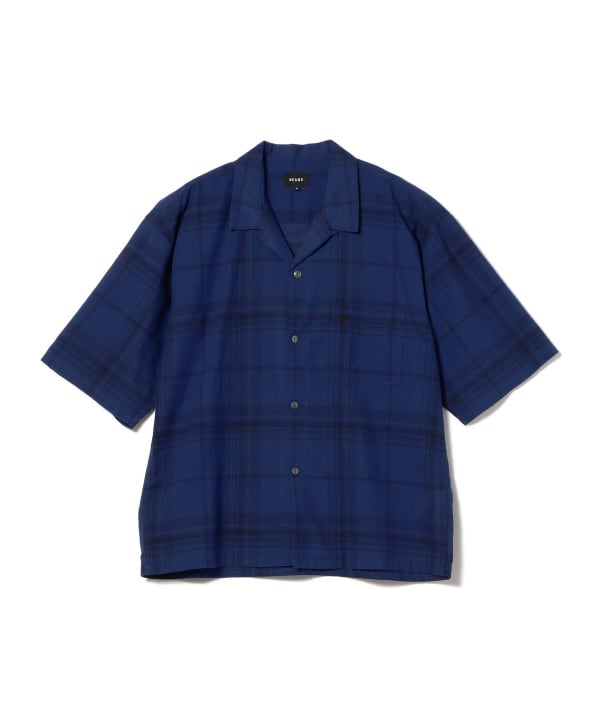 美品 BEAMS PLUS オープンカラーシャツ 総柄 L - メルカリ
