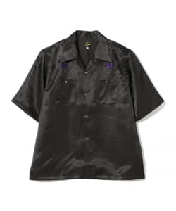 NEEDLES / S/S COWBOY ONE-UP SHIRT - POLY SLUB SATEEN