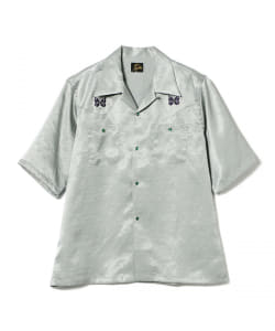 NEEDLES / S/S COWBOY ONE-UP SHIRT - POLY SLUB SATEEN