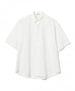 ▲AURALEE / WASHED FINX TWILL BIG HALF SLEEVED SHIRT