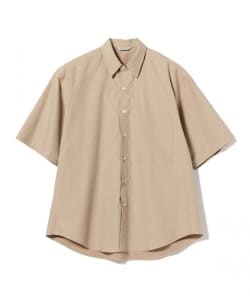 ▲AURALEE / WASHED FINX TWILL BIG HALF SLEEVED SHIRT