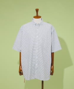 ▲BEAMS JAPAN / タッターソールチェック オックスフォード ミニボタンダウン シャツ