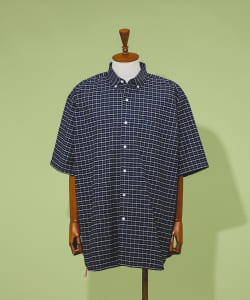 ▲BEAMS JAPAN / タッターソールチェック オックスフォード ミニボタンダウン シャツ