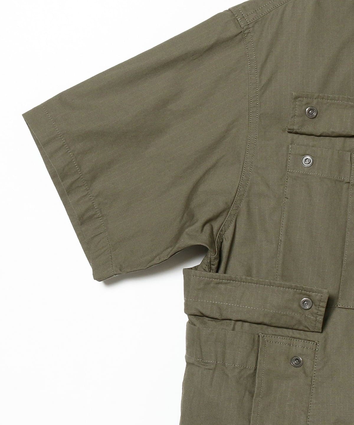 BEAMS [BEAMS] BEAMS / Slope pocket military shirt (shirt/blouse 