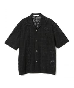 ▲SASQUATCHFABRIX. / Jah Lion Lace Half Sleeve Open Coller Shirt