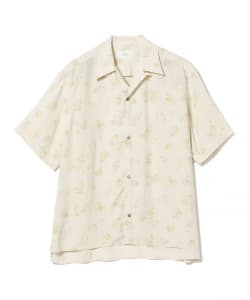 ▲URU / Rayon Print Short Sleeve Shirt