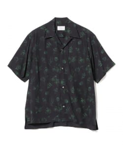 ▲URU / Rayon Print Short Sleeve Shirt
