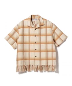 ▲INSCRIRE / Check Fringe Shirts