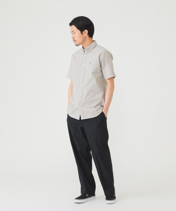 BEAMS（ビームス）ワンポイント ストレッチ ボタンダウン シャツ