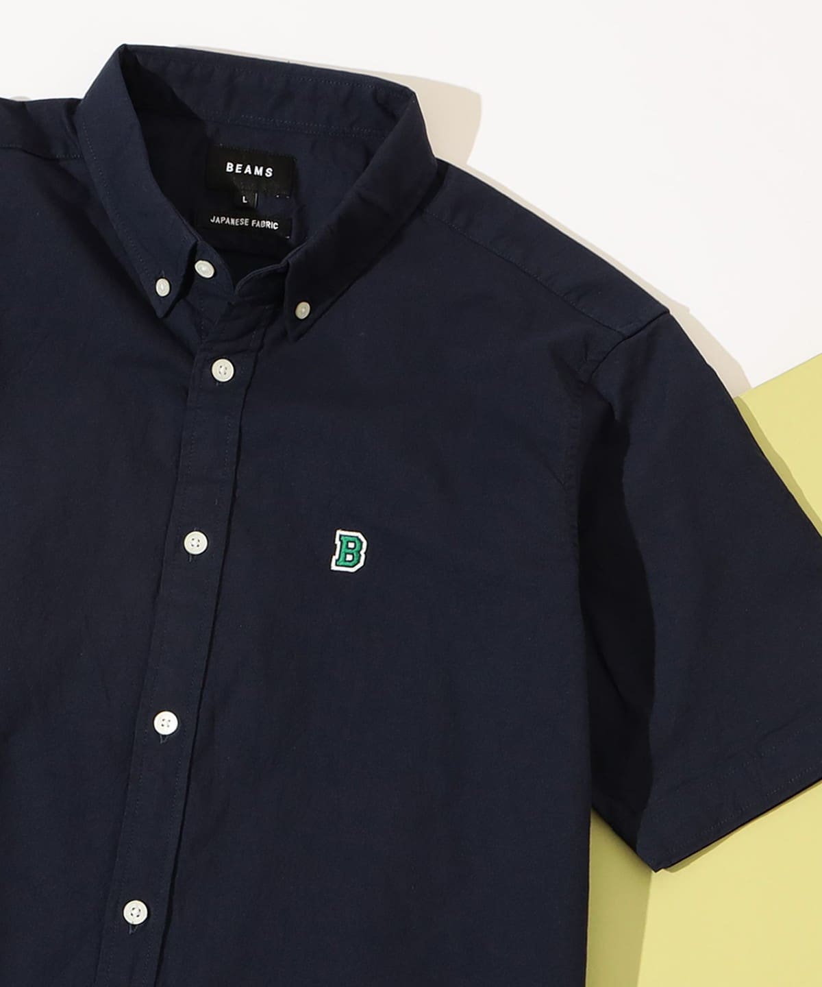 BEAMS [BEAMS] BEAMS / One-point stretch button-down shirt (shirt