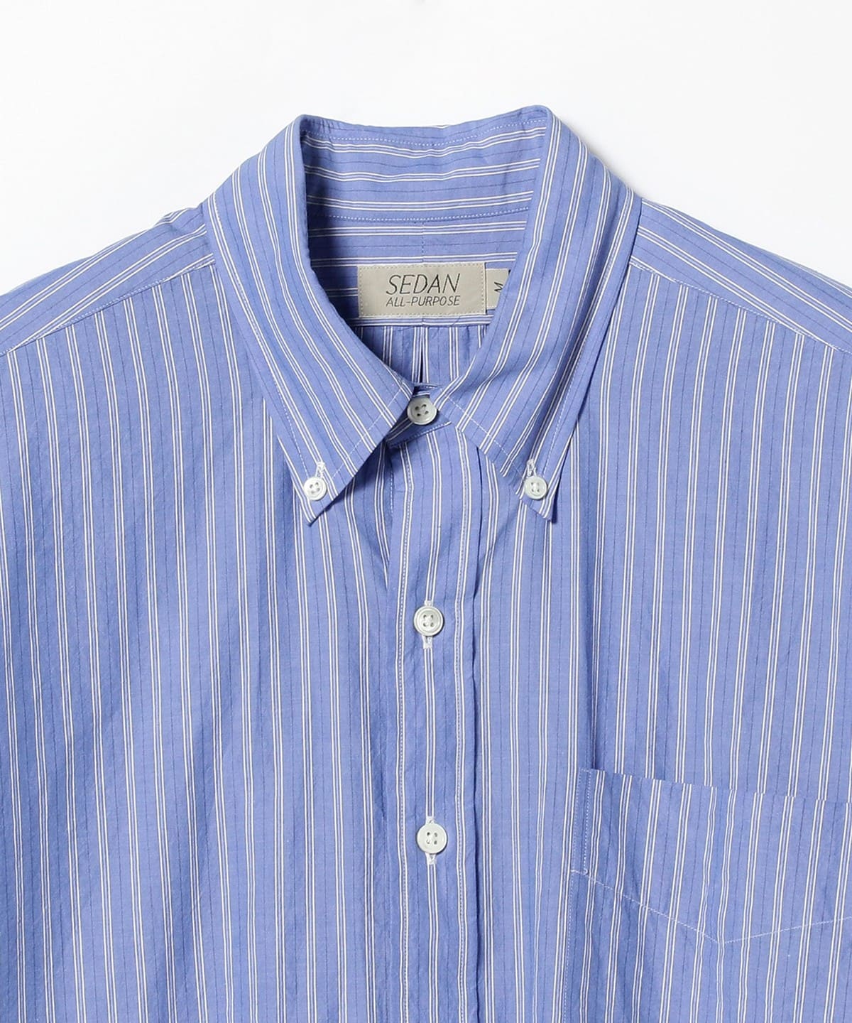 BEAMS（ビームス）SEDAN ALL-PURPOSE / STRIPED BIG BD Short Sleeve