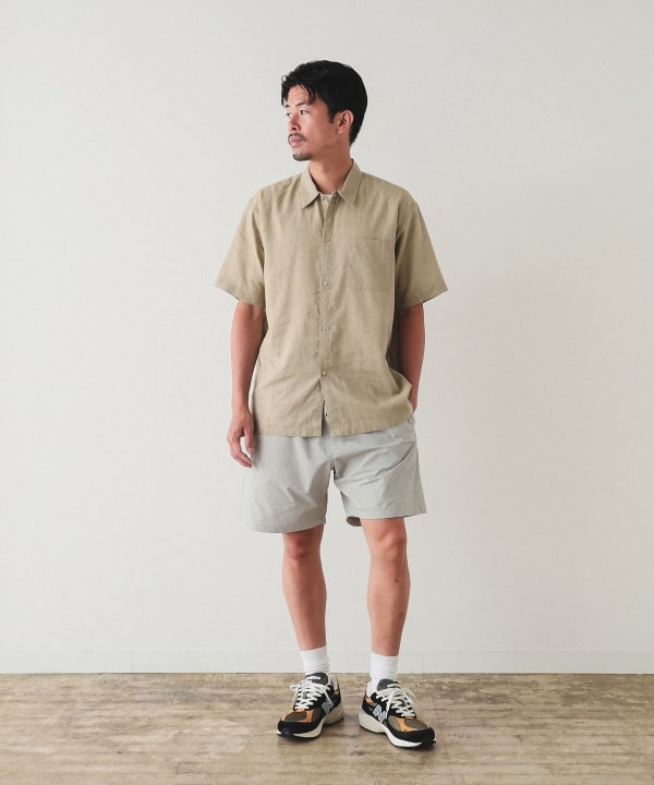 BEAMS（ビームス）リネン スクエア シャツ（シャツ・ブラウス