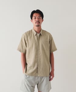 リネン スクエア シャツ