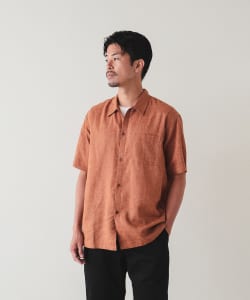 リネン スクエア シャツ