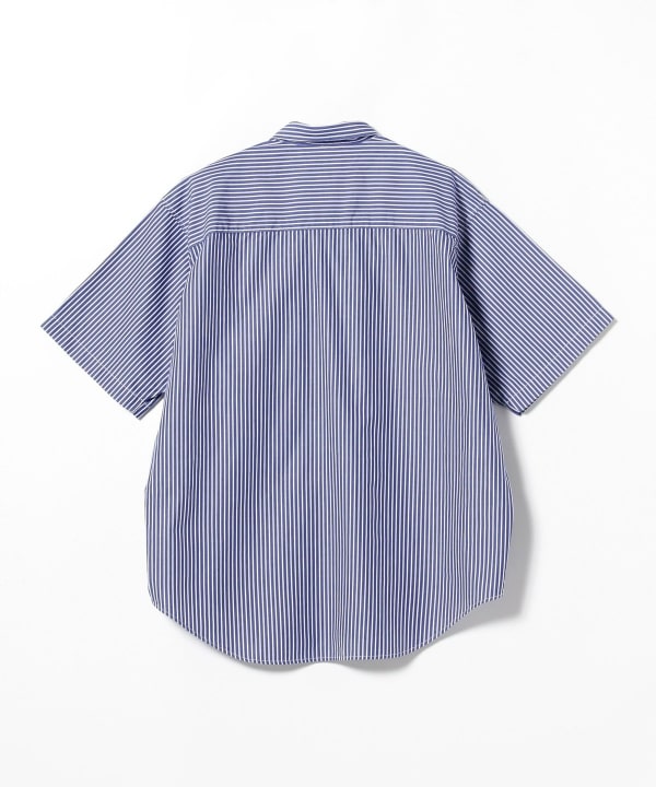 BEAMS [BEAMS] BEAMS / Easy fit striped regular collar shirt (shirt 