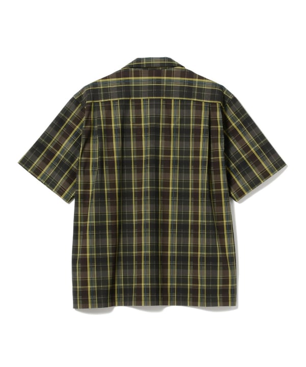 BEAMS [BEAMS] BEAMS / Loose fit check open collar shirt (shirt ...