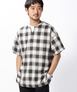 ▲BEAMS / オンブレチェックプルオーバー