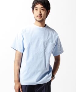▲BEAMS / ウーブンポケットTシャツ
