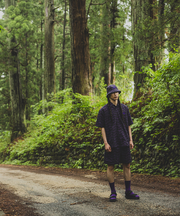 NEEDLES × BEAMS / 別注 OPEN COLLAR SHIRT