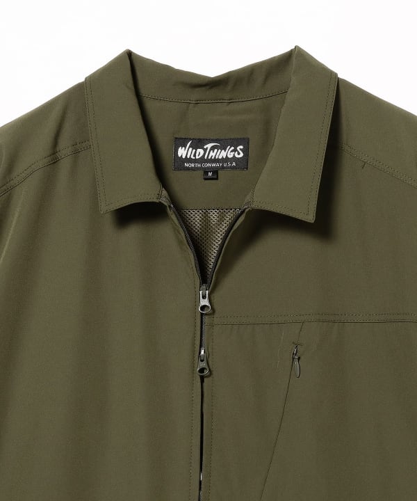 BEAMS（ビームス）WILD THINGS / Slant Short Sleeve Shirt（シャツ・ブラウス カジュアルシャツ）通販｜BEAMS