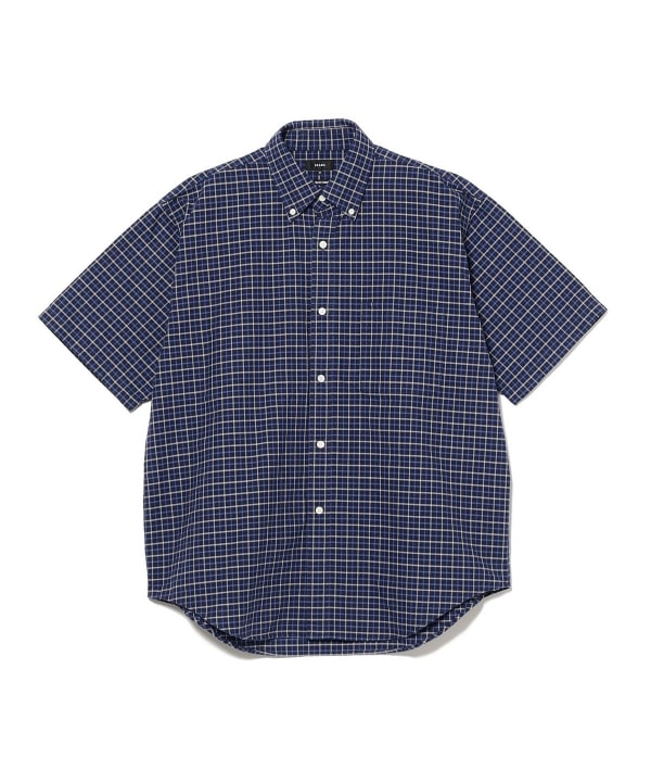 BEAMS GOLF ネイビー ボタンダウンシャツ BEAMS GOLF ボタンダウンシャツ Lサイズ ネイビー/ターコイズ