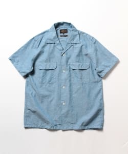 ▲BEAMS PLUS / ヘンプ 半袖 オープン シャツ
