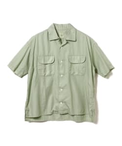 ▲ts(s) × BEAMS PLUS / 別注 バギーフィット オープンカラー 半袖 シャツ