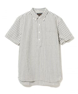 ▲BEAMS PLUS / インディゴ ブルオーバー ショートスリーブシャツ