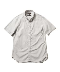 ▲BEAMS PLUS / カラーブロード 半袖 ボタンダウンシャツ