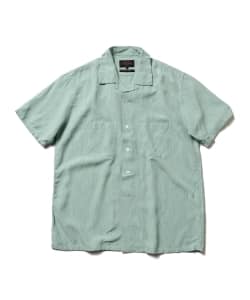 ▲BEAMS PLUS / スラブヤーン 半袖 オープンカラー シャツ