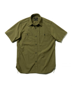 ▲BEAMS PLUS / ミリタリー ショートスリーブシャツ COOL MAX(R)