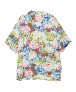 SUN SURF / Covered with Chrysanthemum Aloha Shirt