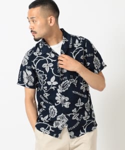 ▲REMI RELIEF × BEAMS PLUS / 別注 カット ジャカート アロハシャツ