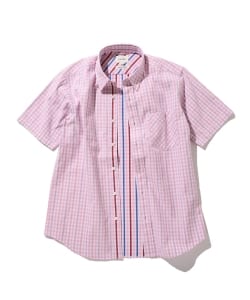 ▲BEAMS / ギンガムチェック ショートスリーブ シャツ