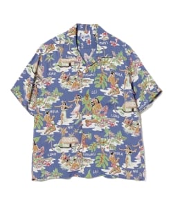 ▲SUN SURF × BEAMS / 別注 ルアウ ハワイアン シャツ