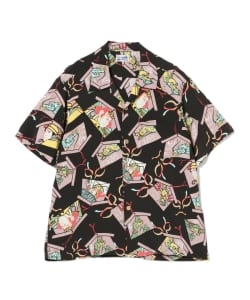 ▲SUN SURF × BEAMS / 別注 カブキ ハワイアン シャツ